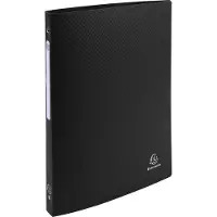 Exacompta Ringbuch Schwarz A4 (20 Stück) (4 Stück)