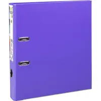 Exacompta 53157E 10x Premium-Ordner PREM'TOUCH aus PP mit 2 Ringen, Rücken 50mm, 32x30cm für DIN A4 MAXI - Lila