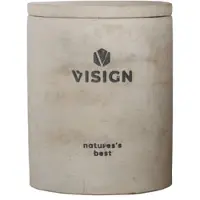 Visign Nature Duftkerze "Nature's Best" - Beton - 220g