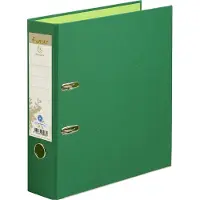 Exacompta 53983E 10x Ordner Prem-Touch aus Recycling- Karton, 2 Ringe, 80mm Rücken, 32x29cm für DIN A4 MAXI - Forever - Dunkelgrün