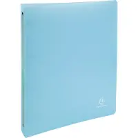 Exacompta Chromaline Pastel 30 mm Ringbuch PP (Polypropylen) DIN A4+ 4 Ringe Pastellblau 15 Stück