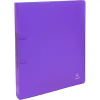 Exacompta Ringbuch 2 Ringe Polypropylen A4 Maxi Lila 15 Stück