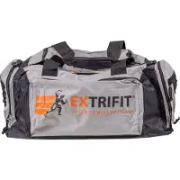 Extrifit Sporttasche grau, 55x24x26 cm, mit 5 Seitentaschen und verstellbarem Schultergurt