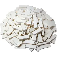 LEGO 1x2x5 Steine Säulen Wand Pfeiler Weiß - 46212 2454 NEU! Menge 25x