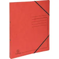 Exacompta Genuine Premium Pressspankarton 15 mm Ringbuch Pressspankarton DIN A4 2 Ringe Rot 542555E 10 Stück
