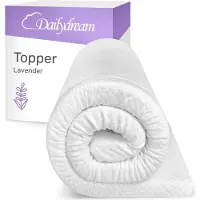 Nivion Dailydream - Memory Foam - Topper mit Lavendel veredelt - M - 50 bis 90kg - 5cm Höhe / 80x200cm - Druckentlastung