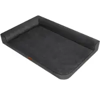 HOBBYDOG Hundebett Best L – 80×53 cm, Hybrid Hundebett & Matratze, wasserabweisend, , abnehmbarer Bezug, ideal für kleine Hunde