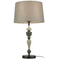 ITALUX TB-22374-BK Tischlampe Nerom E27