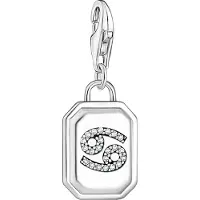 Thomas Sabo Charm-Anhänger Sternzeichen Krebs mit Steinen Silber