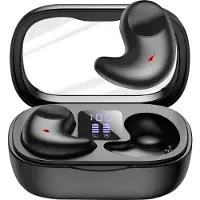 Avizar , TWS Kopfhörer BT5.3 Stereo Bass ANC Geräuschreduktion, Schwarz