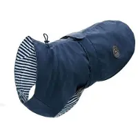 Hunter Hunde-Regenmantel Milford blau, Größe:80 cm, Farbe:blau