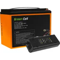Green Cell LiFePO4 Akku (38Ah 12.8V 486Wh) Lithium-Eisen-Phosphat Batterie 12V Photovoltaikanlage BMS für Reisemobil Wohnmobil Caravan Boat Boot Golf Trolley Solar Solarbatterie Kinderfahrzeuge