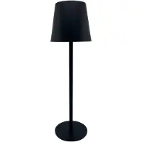 Anna's Collection Tischleuchte schwarz Outdoor usb dimmbar 11x36,5cm touch Metall 48 LEDs