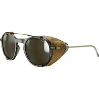Julbo - Sonnenbrille - Legacy Gris Clair/Or Spectron 3 Polarized aus Leder - Braun
