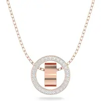 Swarovski Halskette - Hollow Necklace rose gold-tone plated - Gr. unisize - in Quarz - für Damen
