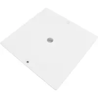Vislone Abdeckung für quadratischen Pool-Skimmer – strapazierfähiger Ersatzdeckel aus Kunststoff für Pool-Skimmer, 25 x 25 cm