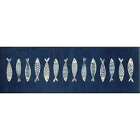 Kleen-Tex Fußmatte "und Läufer Fish Tango" rechteckig 7 mm Höhe