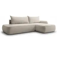 Lookway Ecksofa GOYA mit Schlaffunktion und Bettkasten, Rechte, Perfect Harmony 04