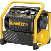 DeWalt Mobiler Kompressor DPC10QTC-QS 1,5 PS, 9,4 L 230 V komplett ölfreies Pumpensystem inkl. 10 Meter Luftschlauch