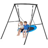Vevor Gartenschaukel mit A-förmigem Metallgestell