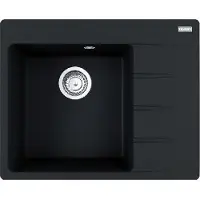 Franke Centro - Fragranit-Spüllbecken CNG 611-62 TL/2, 620x500 mm, Onyx 114.0637.503