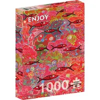 Enjoy Puzzle Puzzle, 1000 Teile, Enjoy – Deep Red