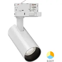 Braytron 3-Phasen LED Schienenstrahler 15W 3CCT 3000-6000K weiß dreh- und schwenkbar Spot