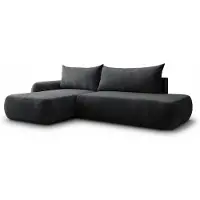 Lookway Ecksofa GOYA mit Schlaffunktion und Bettkasten, Linke, Perfect Harmony 90