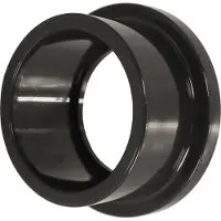 Haf 1x PVC Fittings Bundbuchse mit 50mm | Klebemuffe x Flansch | Ersatzteil aus grauem PVC | PN16 für Kugelhahn, Poolverrohrung, Rohrleitung & Teich