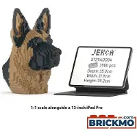 Jekca Bricks German Shepherd Bust 01 ST29ADD04