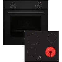 Siemens EQPOWER03K Einbau-Backofen-Set, HB010FBA1 + ET611AEA1E, Einbau-Backofen, Elektro-Kochfeld