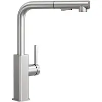 CECIPA MAX 304 Edelstahl Küchenarmatur | Ausziehbar & 360° Drehbar | Schwarz Matt | 2-in-1 Sprühfunktion