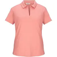 Killtec T-Shirt "KOS 21 WMN TSHRT", Damen, Gr. 46, rosa (pfirsich), Obermaterial: 93% Polyester, 7% Elasthan, Shirts T-Shirt, Leichtes, schnelltrocknendes Shirt mit Streifen und femininer Passform