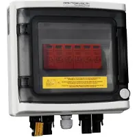 Doktorvolt Solar Anschlusskasten Photovoltaik 1000V DC 2-String Überspannungsschutz 9474