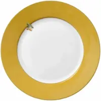 Pip studio Teller Home Plate Lily & Lotus Uni Yellow 21 cm (6er Set)