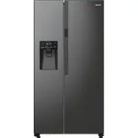 Gorenje NRR9185ESBXL Side-by-Side Kühlgefrierkombination Superior, LED-Dispaly, IceMaker, 566 Liter, Schwarz