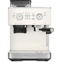 KitchenAid Espresso-Maschine 5KES6551EPL Porzellanweiss halbautomatische Espressomaschine