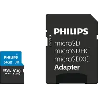 Philips microSD Speicherkarte Ultra Pro 64 GB U3
