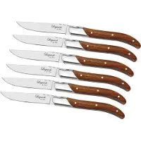 Laguiole by Hâws Laguiole Steakmesser Rosenholz 6 Stück.
