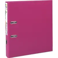Exacompta 53159E 10x Premium-Ordner PREM'TOUCH aus PP mit 2 Ringen, Rücken 50mm, 32x30cm für DIN A4 MAXI - Himbeerfarben