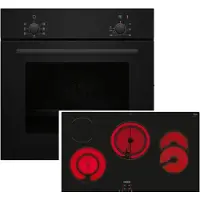 Siemens EQPOWER05K, Keramik, 4 Zone(n), Glaskeramik, Schwarz, Berührung, 80,2 cm