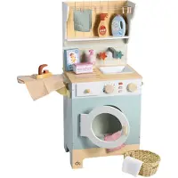 Tender Leaf Toys Vaskemaskine - 91 cm - Holz - Neuwertig - - One Size - Spielzeug