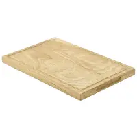 Genware Servierplatte Aus Eichenholz 34 x 22 x 2 Cm