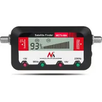 Macleans Maclean MCTV-884 Digital SAT-Finder Satellitenmessgerät 950-2150MHz 75 LCD Signalton F-Stecker 25cm Koaxialkabel Originalverpackung