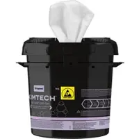 Kimberly-clark Kimtech WETTASK* ESD Rollen Wischtuch Spender - Spendereimer / Schwarz - | Karton (4 Eimer)