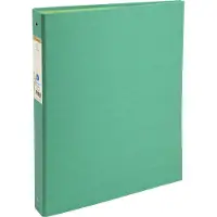Exacompta 51983E 10x Ringbuch aus Recycling-Karton 1,8mm, 4 Ringe 30mm, Rücken 40mm, 32x26cm für DIN A4 - Forever - Dunkelgrün