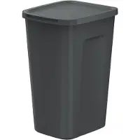 Prosperplast Papierkorb Keden 50 Liter schwarz COMPACTA Q PLUS