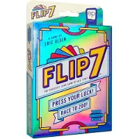 USAopoly Flip 7 Card Game – Compact Family Game – 94 Cards – Multicolor