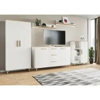 Per la vita Wohnzimmermöbel-Set Lund, Skandinavischer Stil