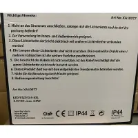 Nipach 3D LED Lichtschlauch Silhouette Rentier Schlitten Timer aussen XA10977 xmas